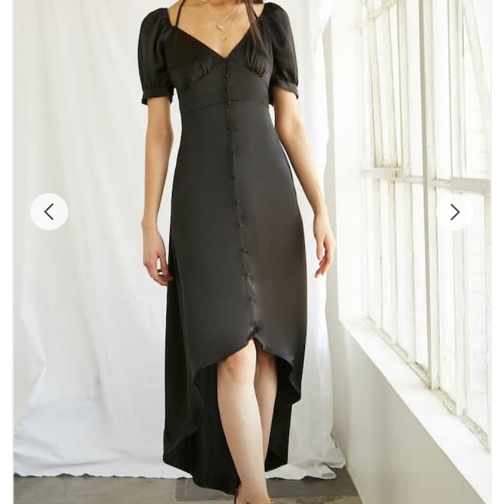 Black Satin Dress😍💖